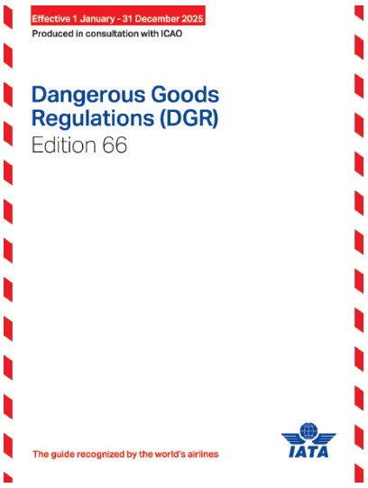 IATA Dangerous Goods Regulations Edition 66 (2025) Book